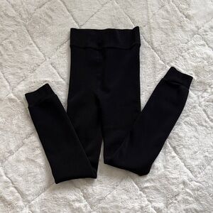 Black Women's Fleece Lined Leggings